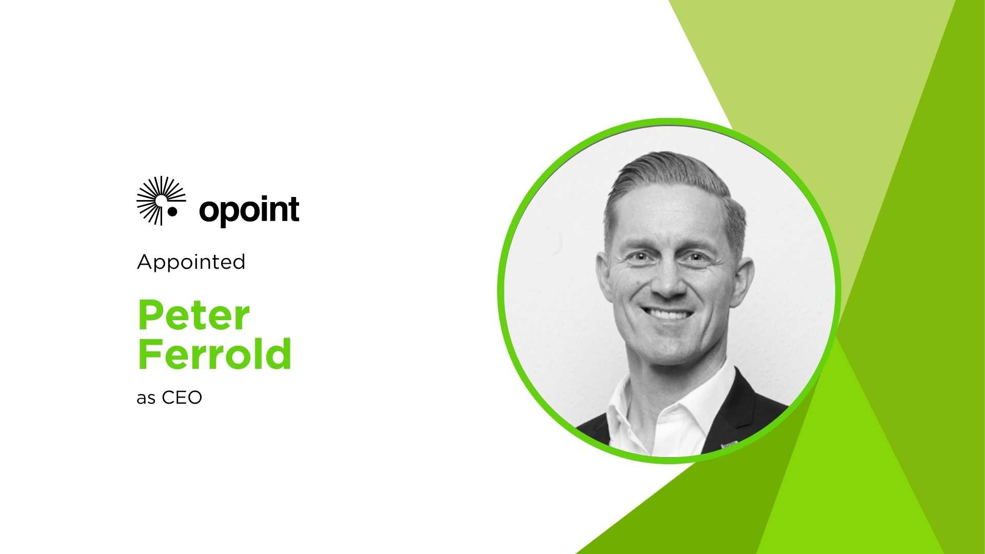 Opoint Names Peter Ferrold CEO to Drive Global Expansion and Deepen News Data Leadership