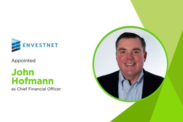 Envestnet Names Veteran Finance Leader John Hofmann as CFO