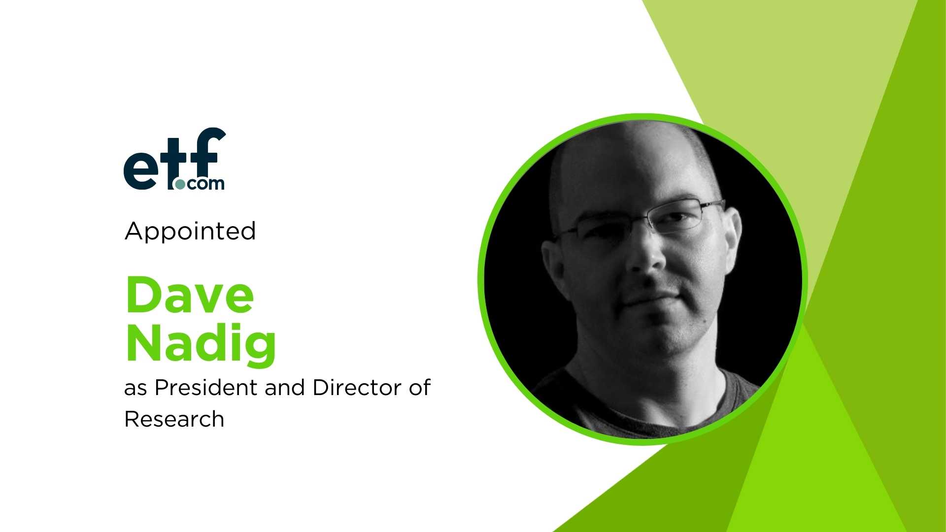ETF.com Rehires Dave Nadig as President, Betting Big on Events and Community