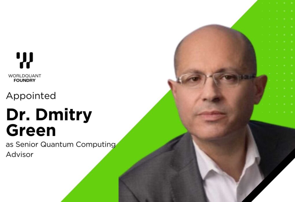WorldQuant Foundry hires Dmitry Green as senior advisor