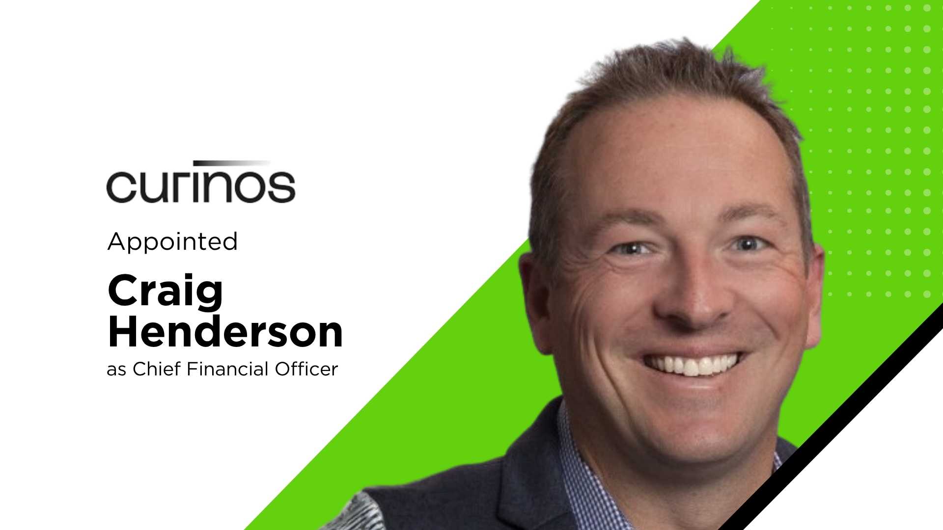 Curinos appoints Craig Henderson as CFO